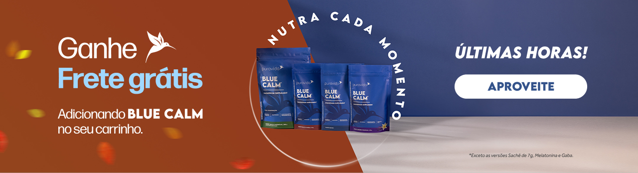 Ação de frete grátis Blue Calm - Banner home - Ultimas horas