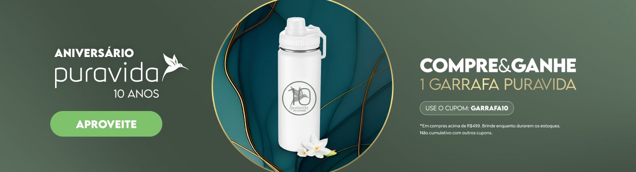 [BANNER HOME] - aniversário PURAVIDA 10 anos - compre e ganhe
