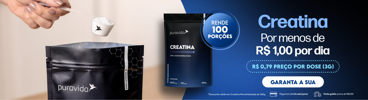 Garanta sua Creatina - Banner home
