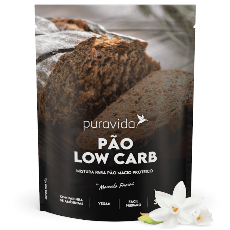 Pão Vegano Low Carb com 350g - Mistura Proteica e Zero Lactose
