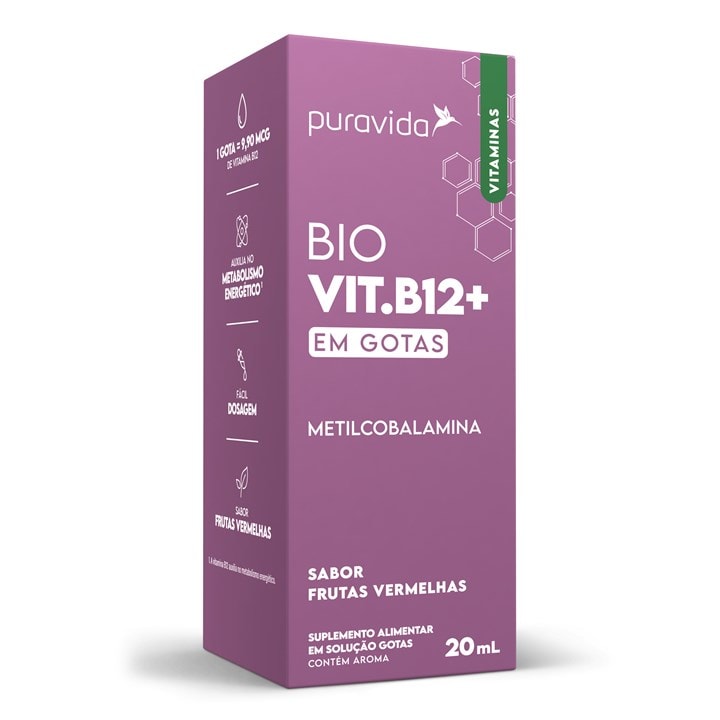 Vitamina B12 Drops Em Gotas Com 20ml – Metilcobalamina – 33587812613 ...