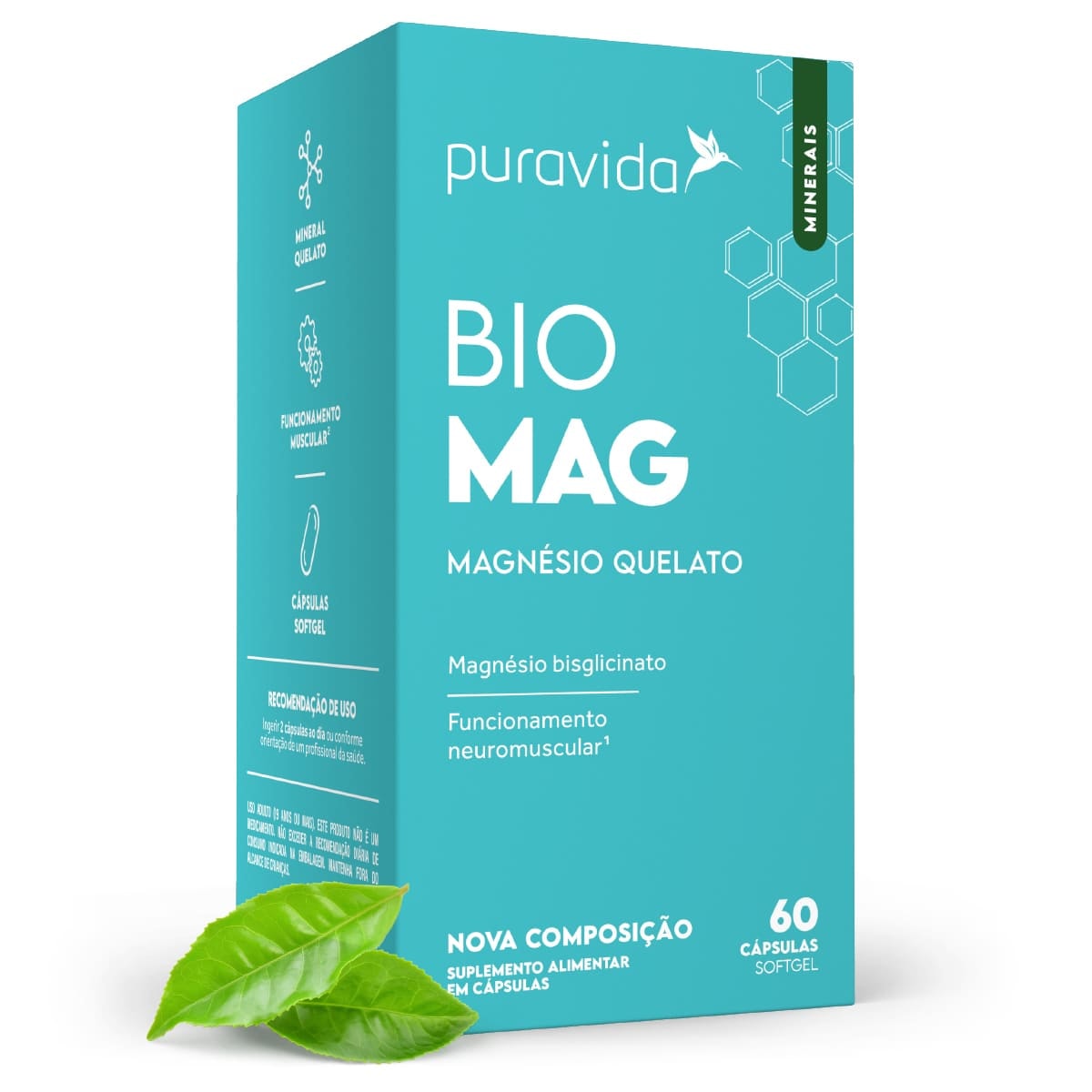 Magnésio Pura Vida: Suplemento Bio Mag com Alta Absorção