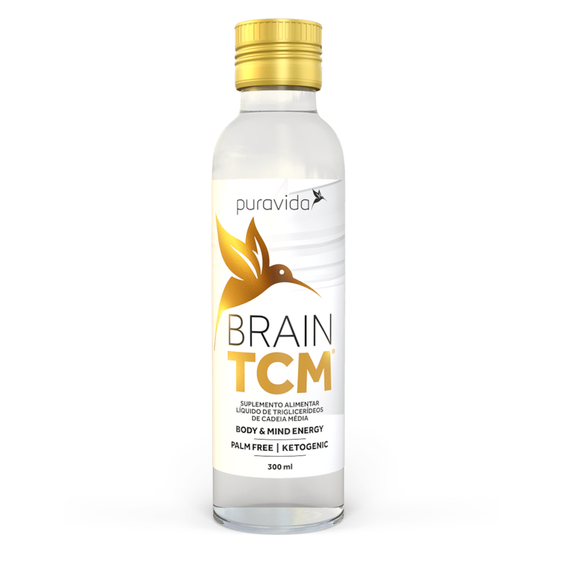 Brain TCM óleo de coco concentrado 300ml Puravida