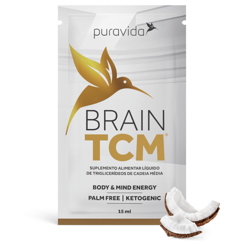Brain TCM Óleo de Coco Sachê Brain TCM Óleo de Coco Sachê