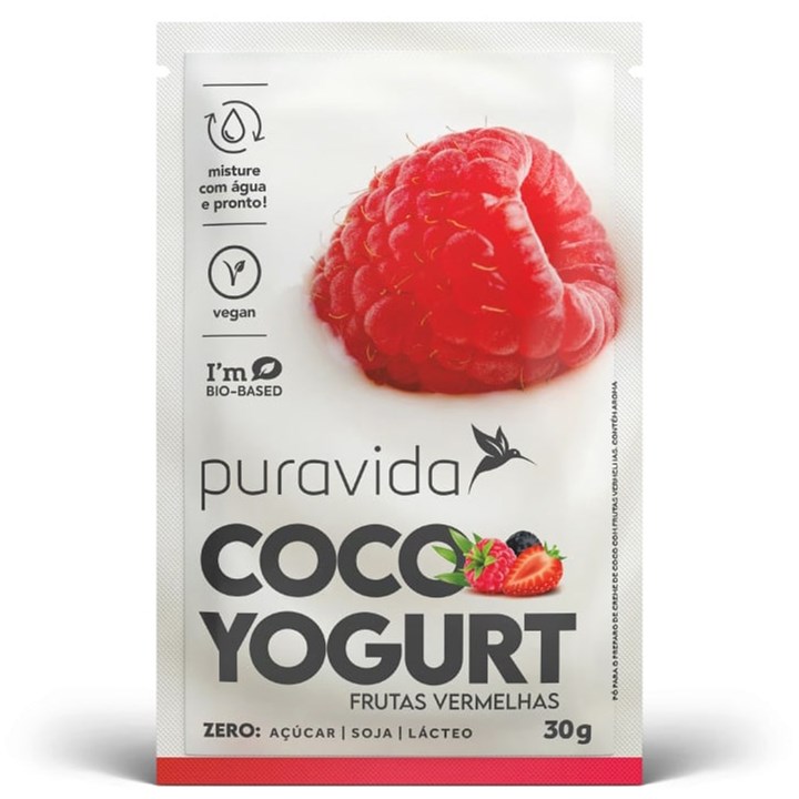 Coco yogurt Natural Frutas Vermelhas