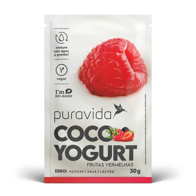 Coco yogurt Natural Frutas Vermelhas