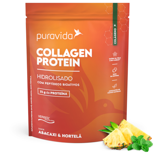 Collagen Protein Abacaxi Hortelã 450 g