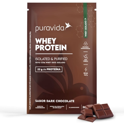 Whey Protein Isolado Chocolate Sachê